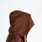 Brown Double Zip-Up Hoodie