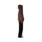 Brown Double Zip-Up Hoodie