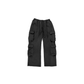 Black Cargo Pocket Sweatpants